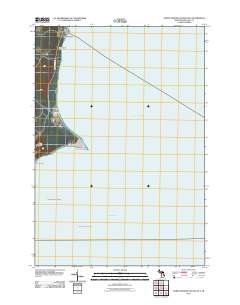 North Manitou Island OE E 2011 topographic map thumbnail