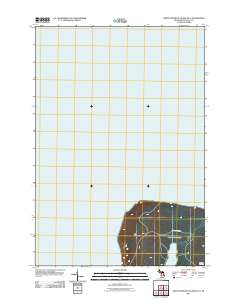 North Manitou Island OE N 2011 topographic map thumbnail