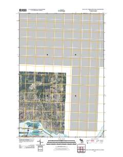 Sault Ste. Marie South OE N 2011 topographic map thumbnail