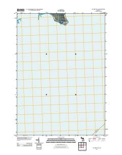 Au Gres OE S 2011 topographic map thumbnail