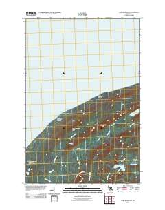 Carp River East 2011 topographic map thumbnail