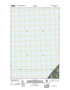 Carp River West 2011 topographic map thumbnail
