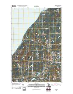 Ahmeek 2011 topographic map thumbnail