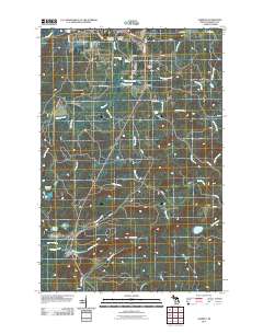 Alberta 2011 topographic map thumbnail