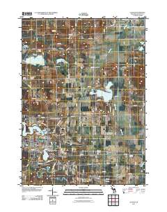 Allegan 2011 topographic map thumbnail