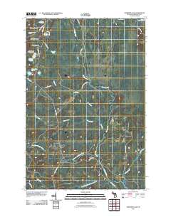 Anderson Lake 2011 topographic map thumbnail