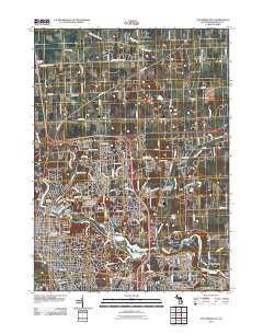 Ann Arbor East 2011 topographic map thumbnail