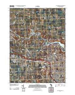 Ann Arbor West 2011 topographic map thumbnail