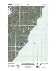 Arthur Bay 2011 topographic map thumbnail