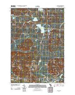 Atlanta 2011 topographic map thumbnail