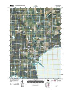 Au Gres 2011 topographic map thumbnail