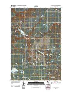 Au Sable Point SW 2011 topographic map thumbnail