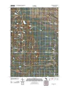 Auger Lake 2011 topographic map thumbnail