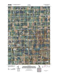 Bad Axe East 2011 topographic map thumbnail