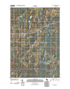 Bark River 2011 topographic map thumbnail