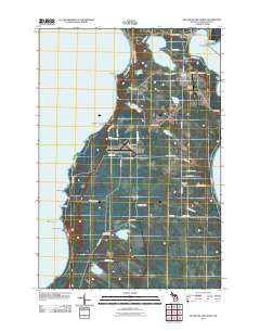 Beaver Island North 2011 topographic map thumbnail