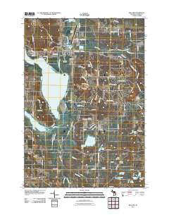 Bellaire 2011 topographic map thumbnail