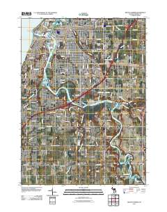 Benton Harbor 2011 topographic map thumbnail