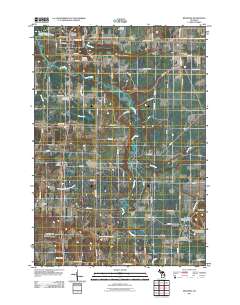 Benzonia 2011 topographic map thumbnail