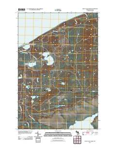 Betsy Lake North 2011 topographic map thumbnail