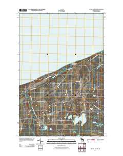 Betsy Lake NW 2011 topographic map thumbnail
