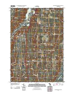 Big Bradford Lake 2011 topographic map thumbnail