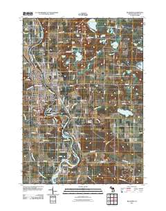 Big Rapids 2011 topographic map thumbnail