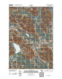 Boyne Falls 2011 topographic map thumbnail