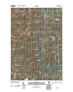 Cunard 2011 topographic map thumbnail