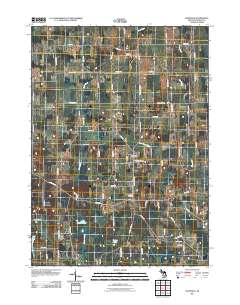 Dansville 2011 topographic map thumbnail