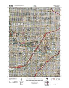 Dearborn 2011 topographic map thumbnail
