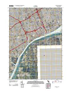 Detroit 2011 topographic map thumbnail