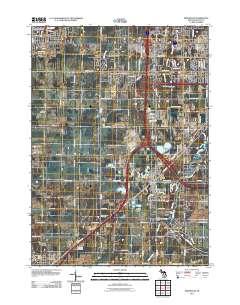 Dimondale 2011 topographic map thumbnail