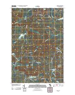 Diorite 2011 topographic map thumbnail