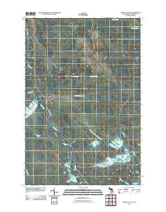 Driggs Lake SE 2011 topographic map thumbnail