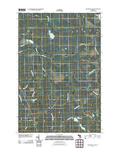 Drummond Lake 2011 topographic map thumbnail