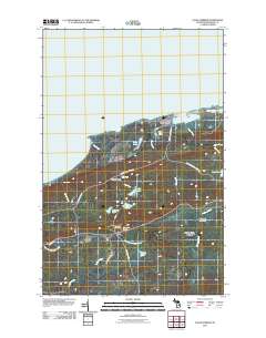 Eagle Harbor 2011 topographic map thumbnail