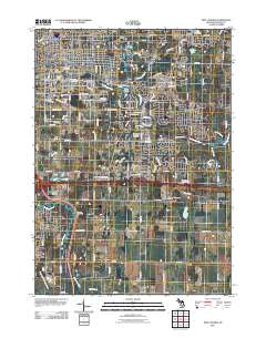 East Lansing 2011 topographic map thumbnail