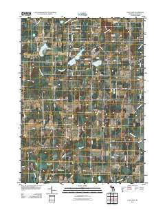 East Leroy 2011 topographic map thumbnail