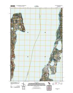 Elk Rapids 2011 topographic map thumbnail