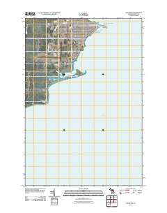 Escanaba 2011 topographic map thumbnail