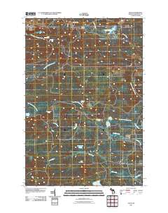 Felch 2011 topographic map thumbnail