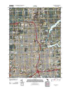 Flint North 2011 topographic map thumbnail