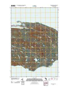 Fort Wilkins 2011 topographic map thumbnail