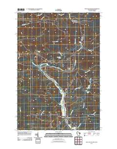 Miscauno Island 2011 topographic map thumbnail