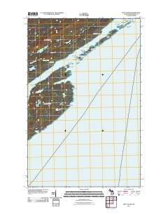 Mott Island 2011 topographic map thumbnail