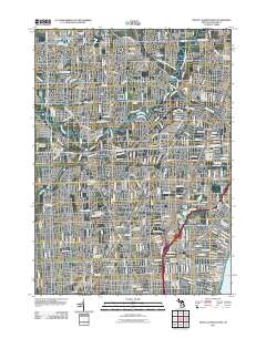 Mount Clemens West 2011 topographic map thumbnail