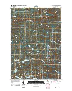 Mount Curwood 2011 topographic map thumbnail