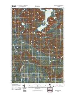Mountain Lake 2011 topographic map thumbnail