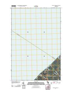 Muggun Creek 2011 topographic map thumbnail